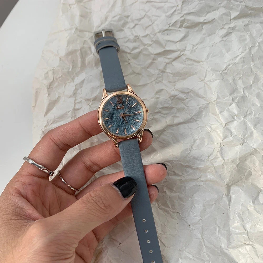Fashion Temperament Casual belt  Watch For women's girl Student Chain watch strap watch Women's accessories