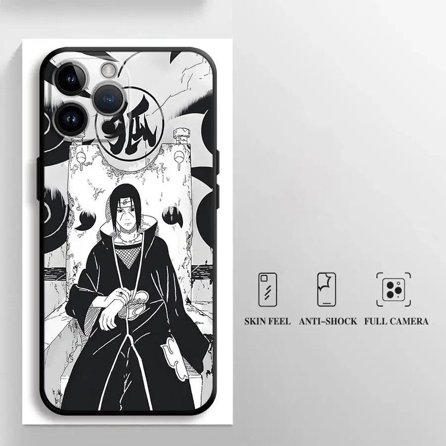 Uchiha Itachi Black Soft Anime Phone Cover Case
