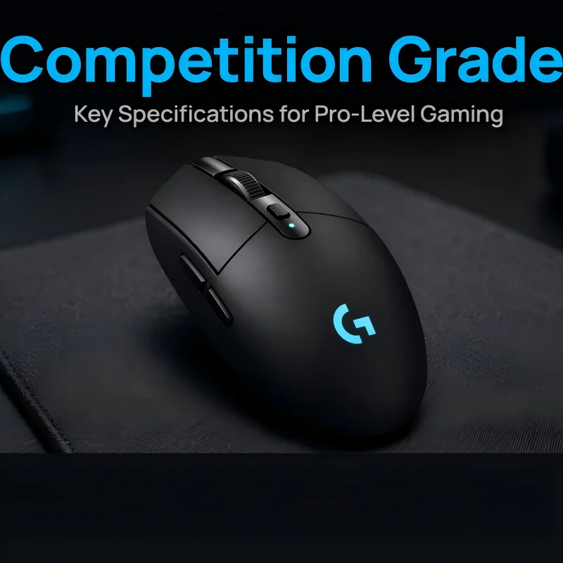 Logitech G304 High-Performance Wireless Gaming Mouse with Ergonomic Design