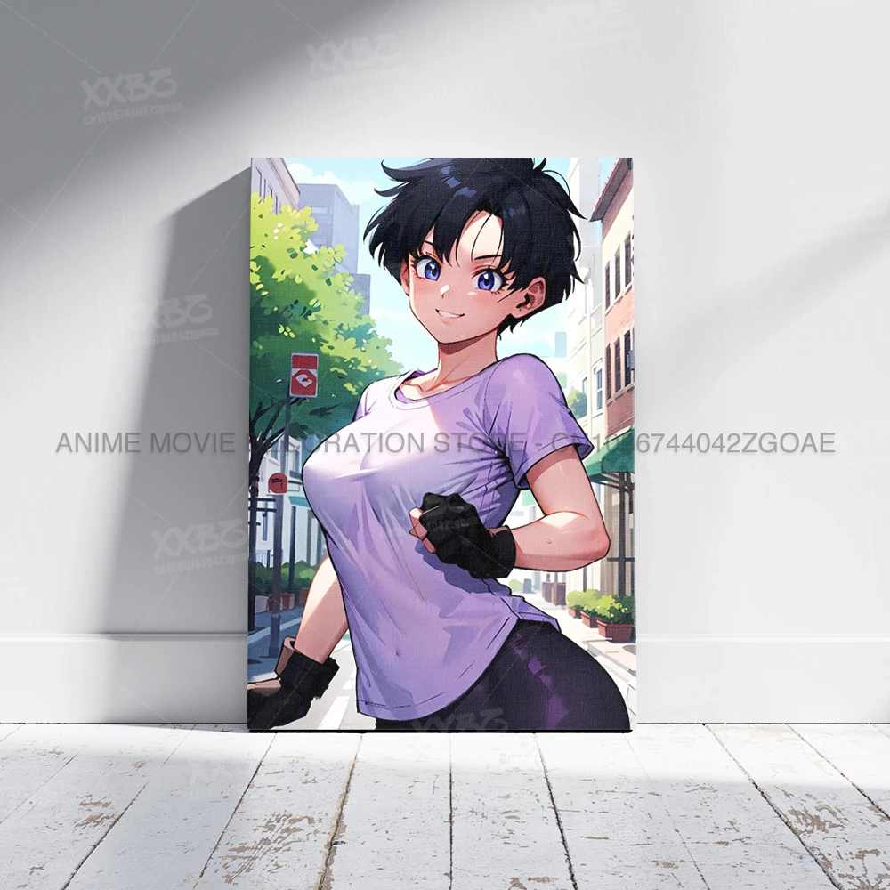 家の装飾のためのドラゴンボールのキャンバスの写真,壁の芸術,ブルマの