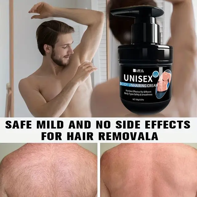 Viilife Painless Hair Removal Cream for Men 5