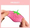 Simulated Color-changing Strawberry Squishy Kids Anti Stress Relief Ball Fidget Decompression Toys for Children Sensory Autism 4
