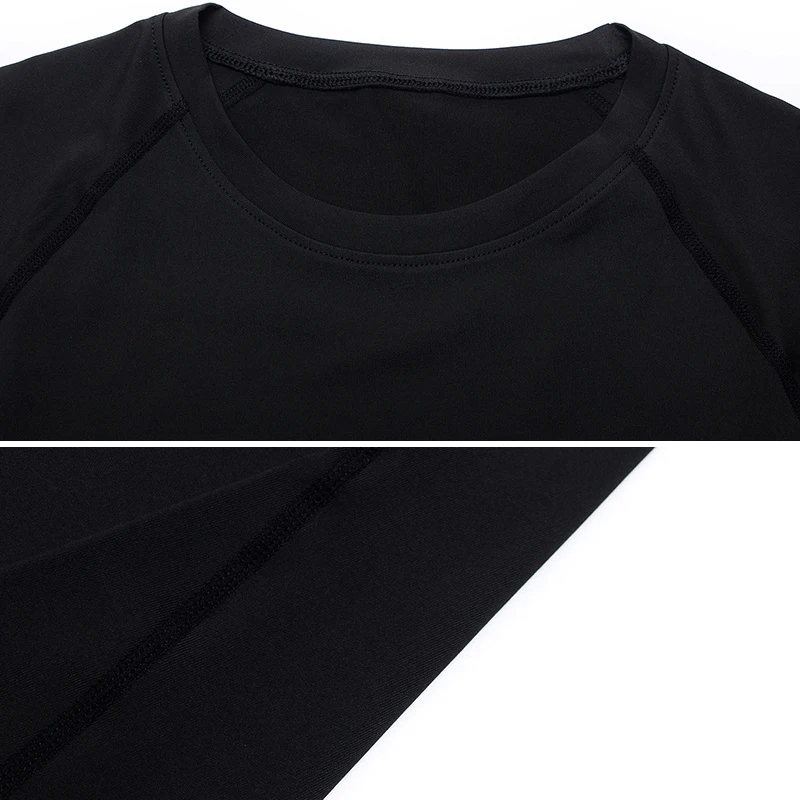 Men's Compression Sport T shirt Active Mid Stretch Breathable Moisture Wicking Workout for Outdoor Sports