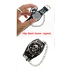 Luxury Men's Watch with Stylish Large Dial Design, Silver 3D Scorpion Skull Quartz Clock Military Watch Reloj 4