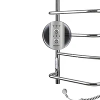 110V To 230V Timer Controller เทอร์โมสวิทช์สําหรับห้องน้ําไฟฟ้าคาร์บอนไฟเบอร์รอบเหล็กสแควร์หลอดผ้าเช็ดตัวเครื่องทําความร้อน Rack 1