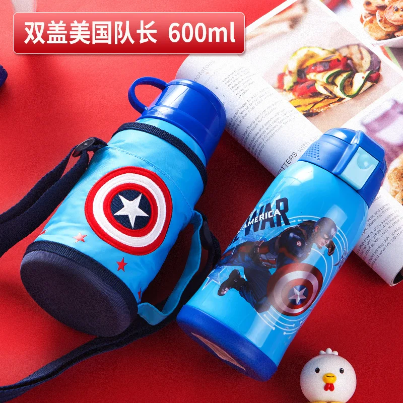 Disney Marvel Thermos Water Bottle 316 Stainless Steel Cup Cartoon Spiderman  Sophie Boys and Girls School Portable Teapot - AliExpress