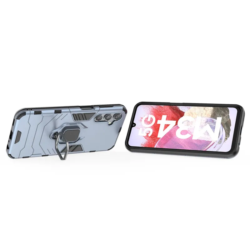 Shockproof Phone Case With Ring Stand For Samsung Galaxy M34_voghion.com