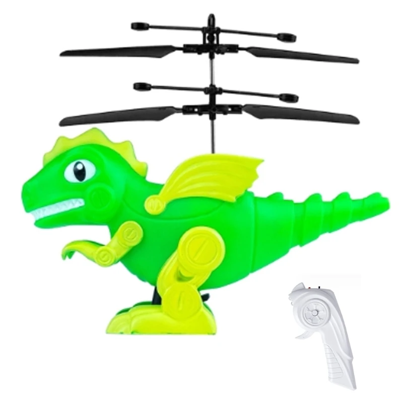 

Dinosaurs Flying for Kids Remote Controlled Flying Dinosaur Helicopter Robot Ball Toy for Kids Boys Gifts 1560