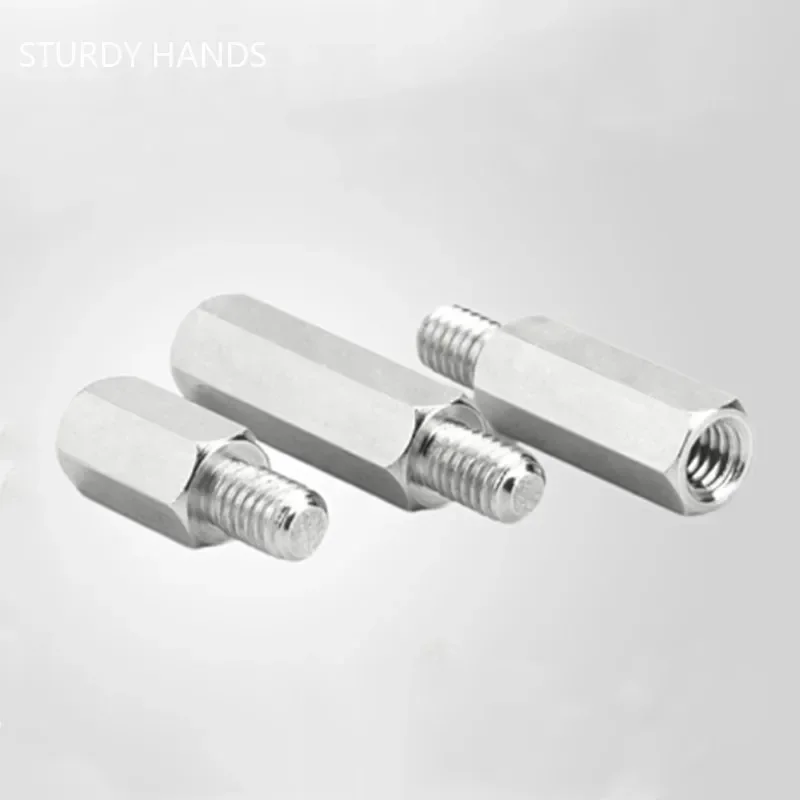 스테인레스 스틸 익스텐션 나사 배터리, 자동차 백미러 높이 볼트 로드, 전동 공구 액세서리, 스레드 어댑터, 5 개