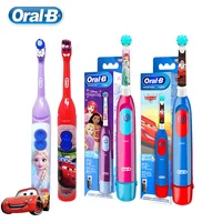 Oral-B Kid Electric Toothbrush Pro-Health Soft Bristle Rounded Vibrate Brush Heads Gum Care Teeth Brush Battery Power for Age 3+ 1
