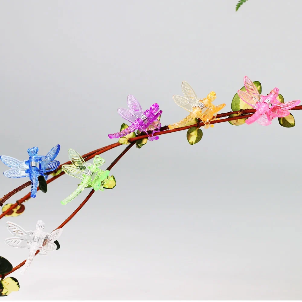 Set of 30/50/100 Dragonfly 4-Claw Plant Support Clips for Orchids and Climbing Vines