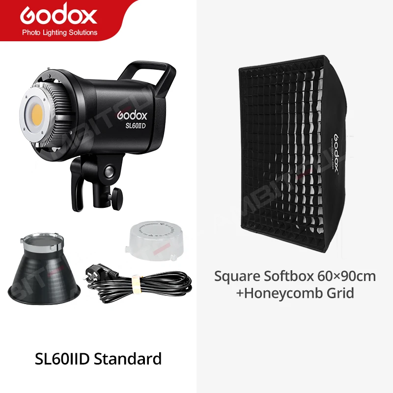 Godox-LEDビデオ録画ライト,5600K,sl60iid,2.4g,ワイヤレス