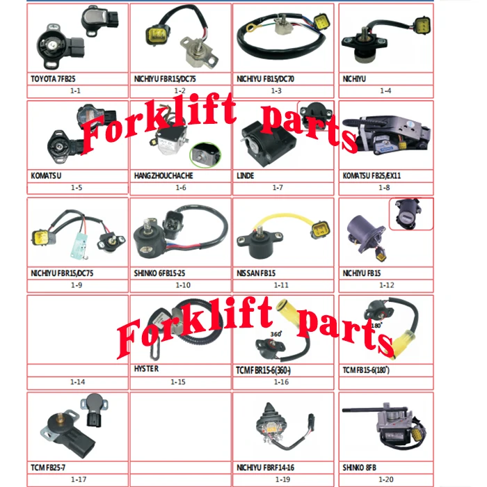 Electric Forklift Parts 5FBR/6FBR15 Direction EPS Sensor for TOYOTA 57530-13201-71