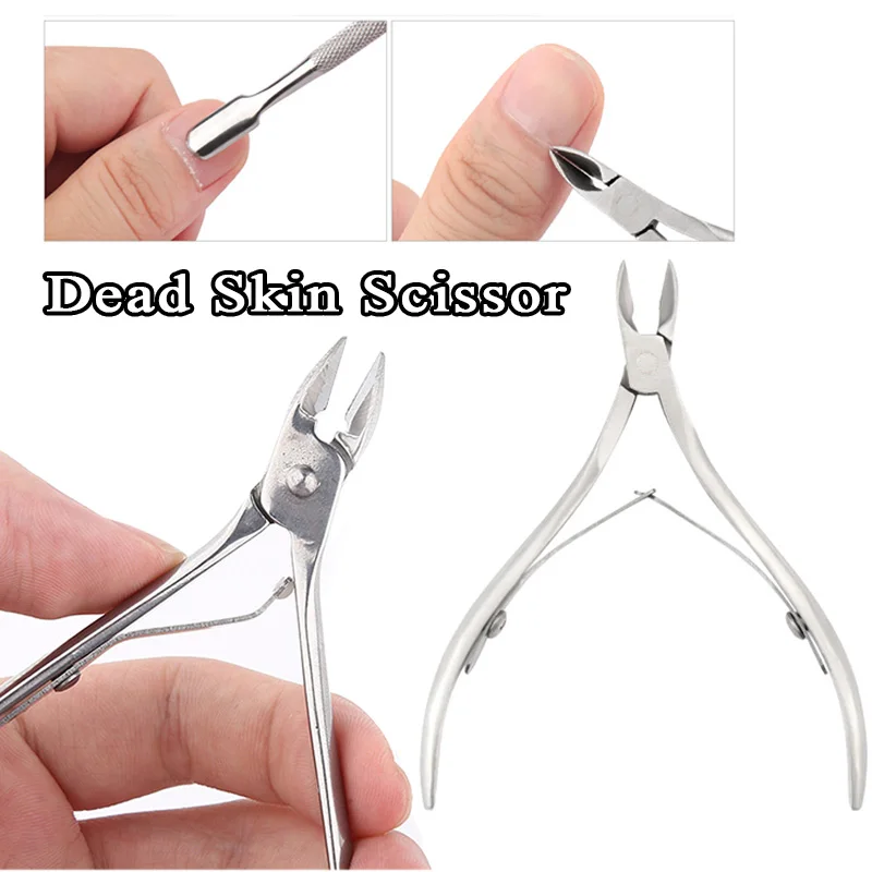

Stainless Steel Cuticle Nipper Household Pedicure Tool Practical Nail Scissor Dead Skin Remover Sharp Manicure Care Tool