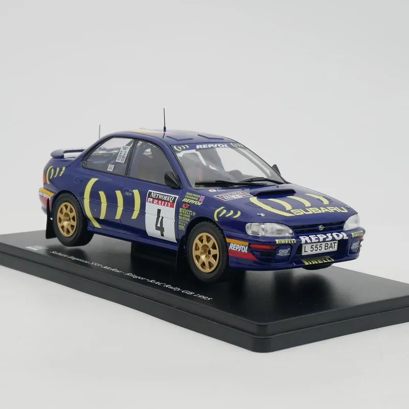 Diecast IXO 1:24 Scale Subaru Impreza 555 WRC 1995 Rally Alloy Car