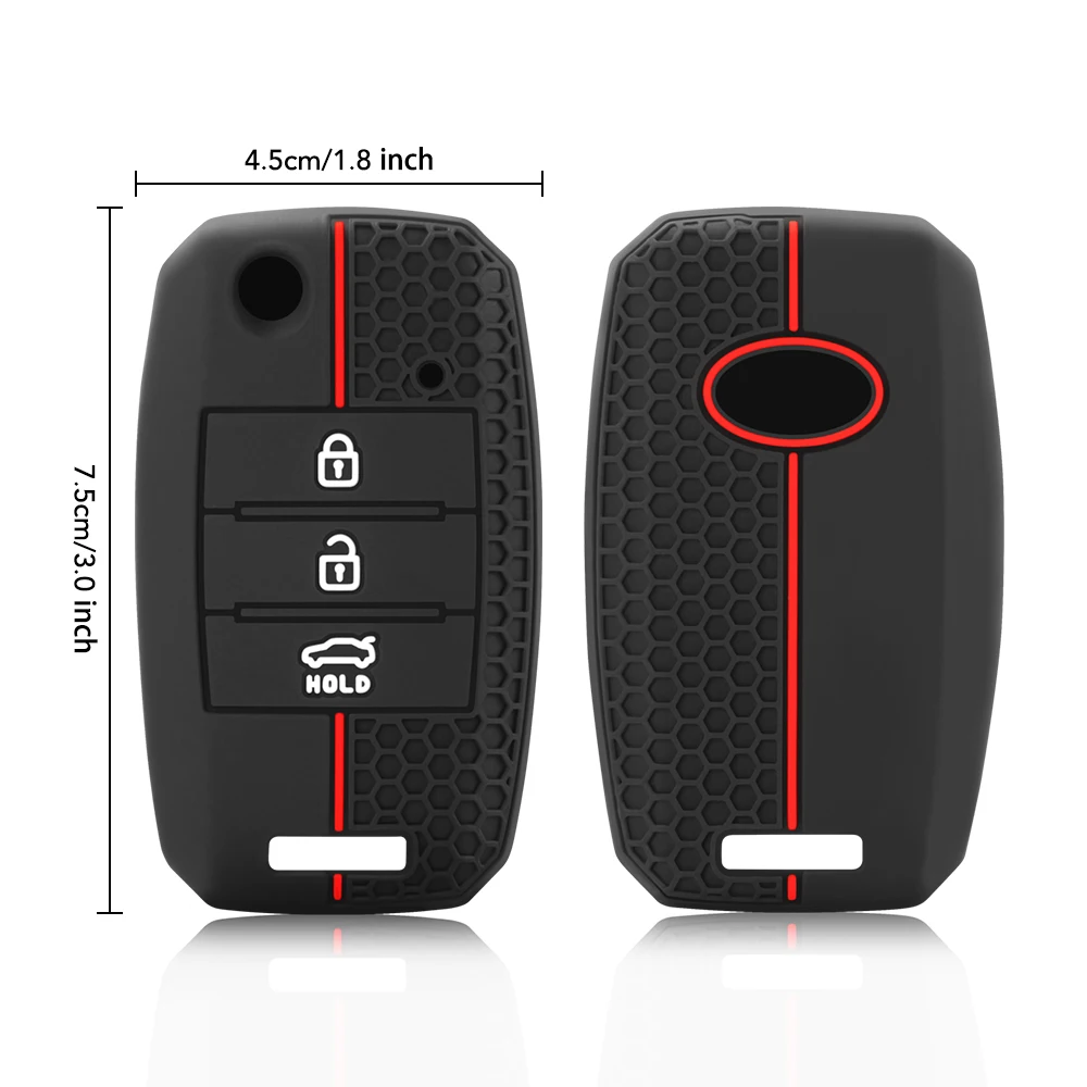 Silicone Key Cover Case for Kia Vehicles - Premium Protection