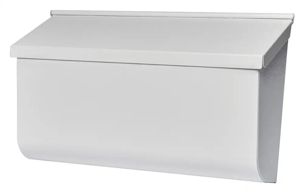 

Woodlands Medium, Horizontal, Steel, Wall Mount Mailbox, White, L4009WW0