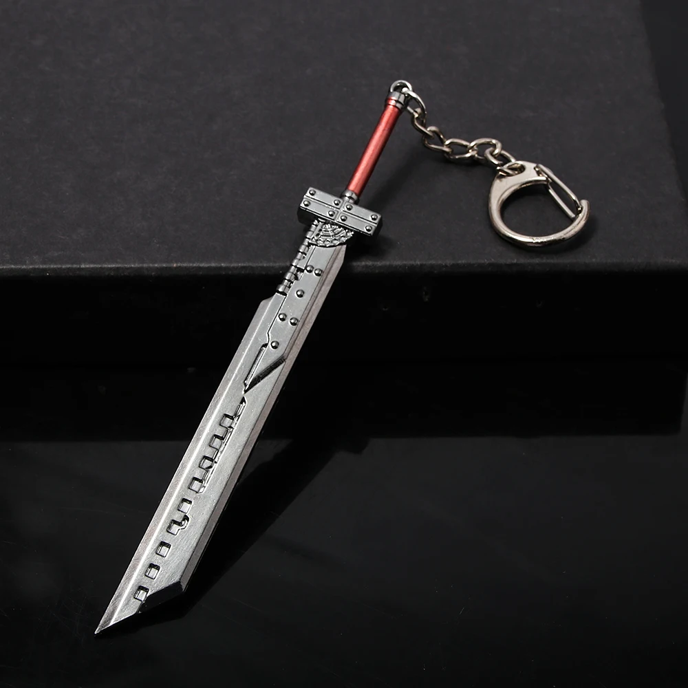 Letzte Fantasie Remake Wolke Streit Buster Schwert Schlüssel bund Zack faire Waffe Schwert der Rüstung brechen Schlüssel ring für Fans Schmuck – Detail 7