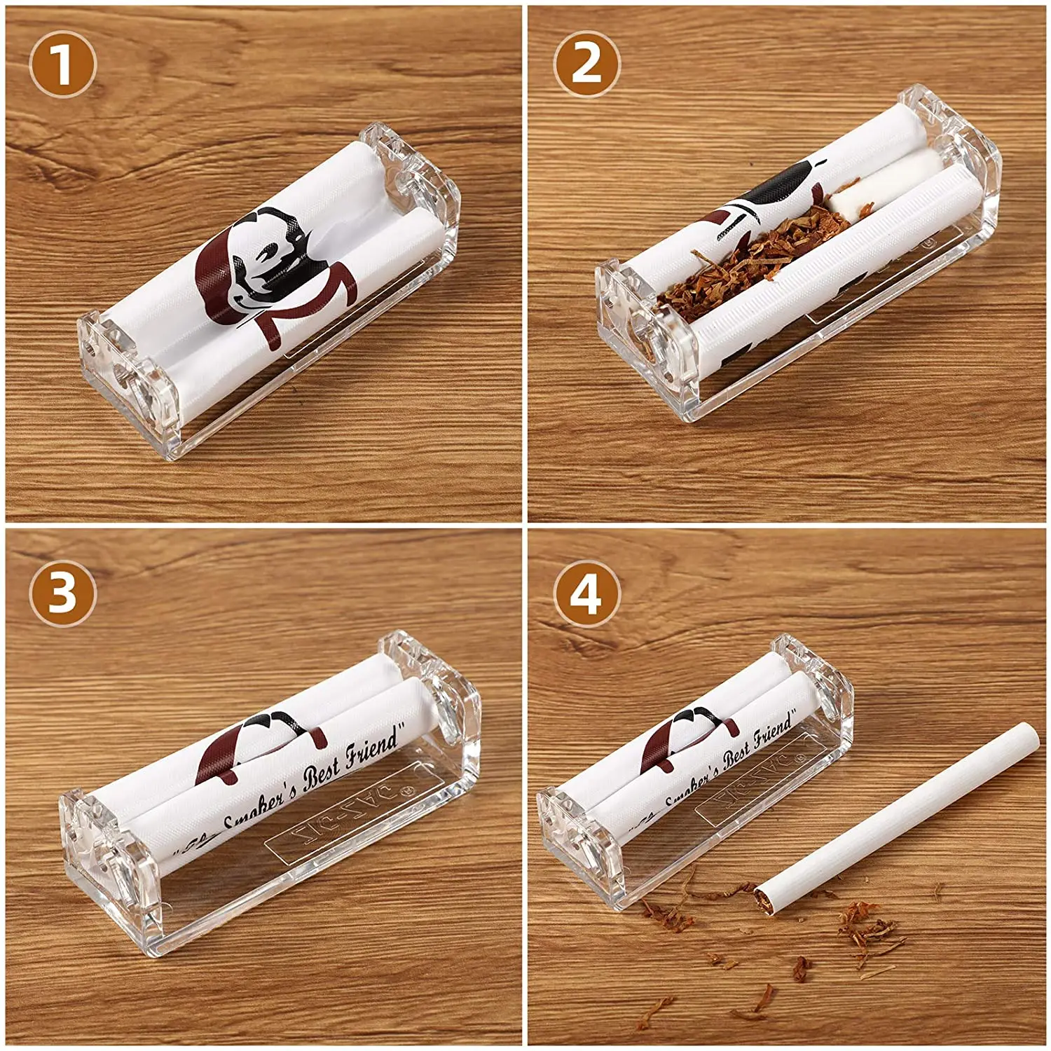 70mm/78mm/110mm Tobacco Rolling Maker Easy to Take