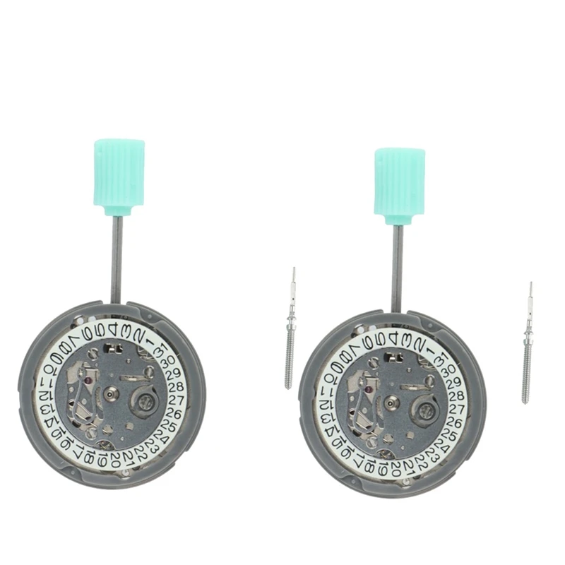 

2PCS NH05A NH05 Movement 3 Digit Calendar Movement Date Set High Accuracy Automatic Mechanical Watch Wrist Movement