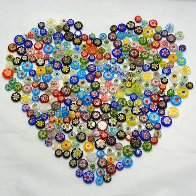DIY Mosaic Supplies 28g Mixed Flower Mosaic Glass Tiles