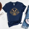 Retro Yellowstone T-shirt Yellowstone Dutton Ranch Shirt Rip Wheeler Unisex Short Sleeve Tees Vintage Tv Show Inspired Fans Tops 2