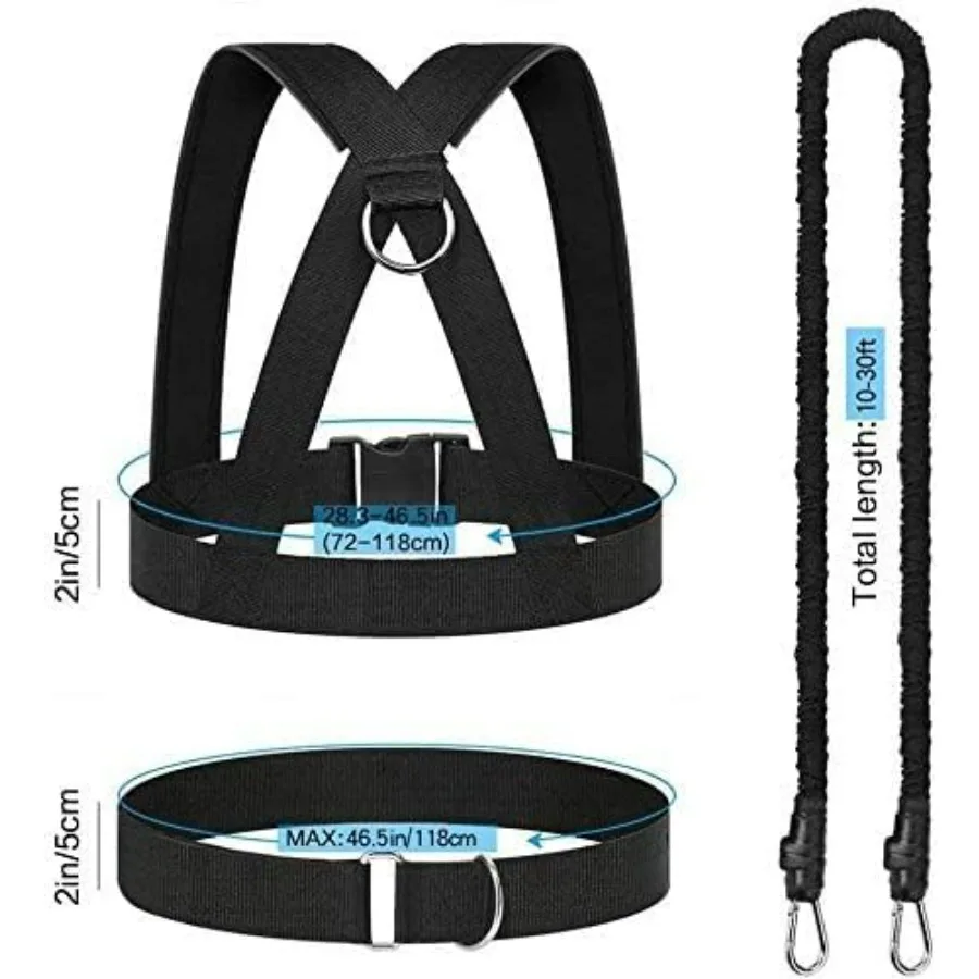 Resistance Training Rope Explosive Force Bounce Physical Training Resistance Rope Improving Speed, Stamina and Strength