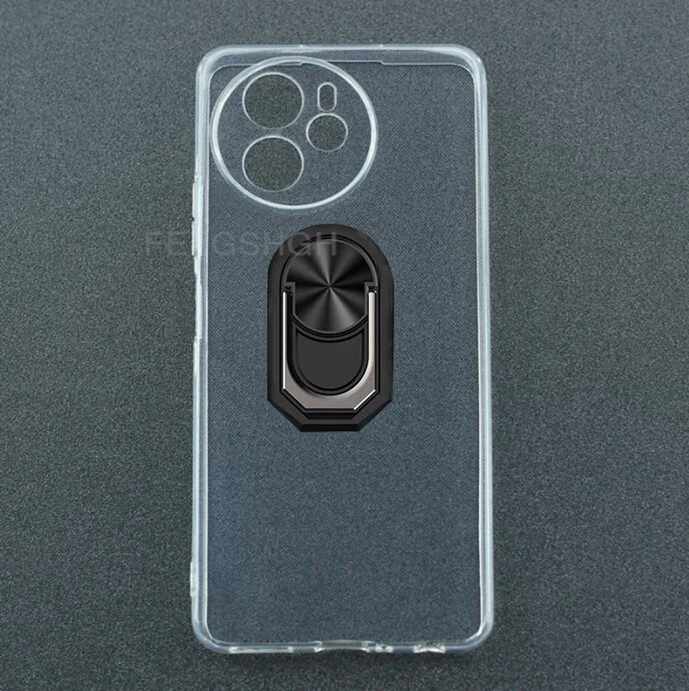 Blackview Shark 8 - 6.78 Back Finger Ring Soft TPU Silicone Case
