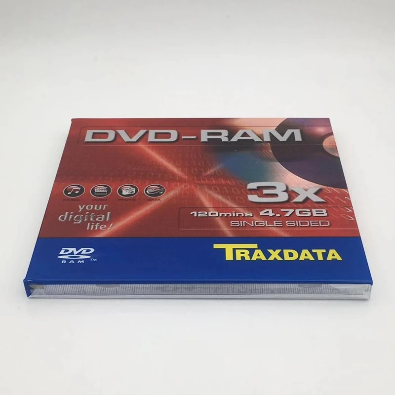 DVD RAM 디스크 재기록 가능 DVD-RAM 디스크, 4.7GB 2-3X 단면 3X 120 분, 로트당 5 개