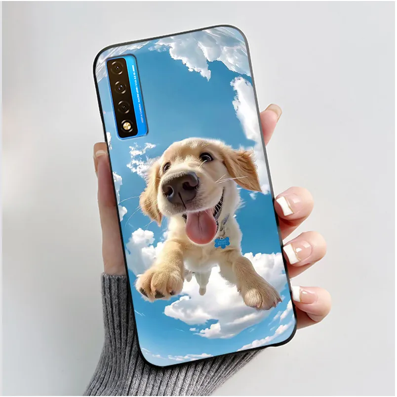 Luxury Dragon Black Soft Silicone Phone Case Back Cover - Cute and Cool Design