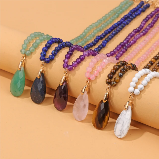 Ciondoli Ametista Naturale - 26 Pietre Grezze Per Gioielli Fai Da Te, Chakra E Regali - Foto 10