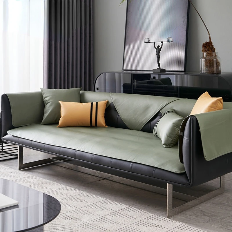 Кожаный чехол для диванной подушки водонепроницаемый стула моющийся