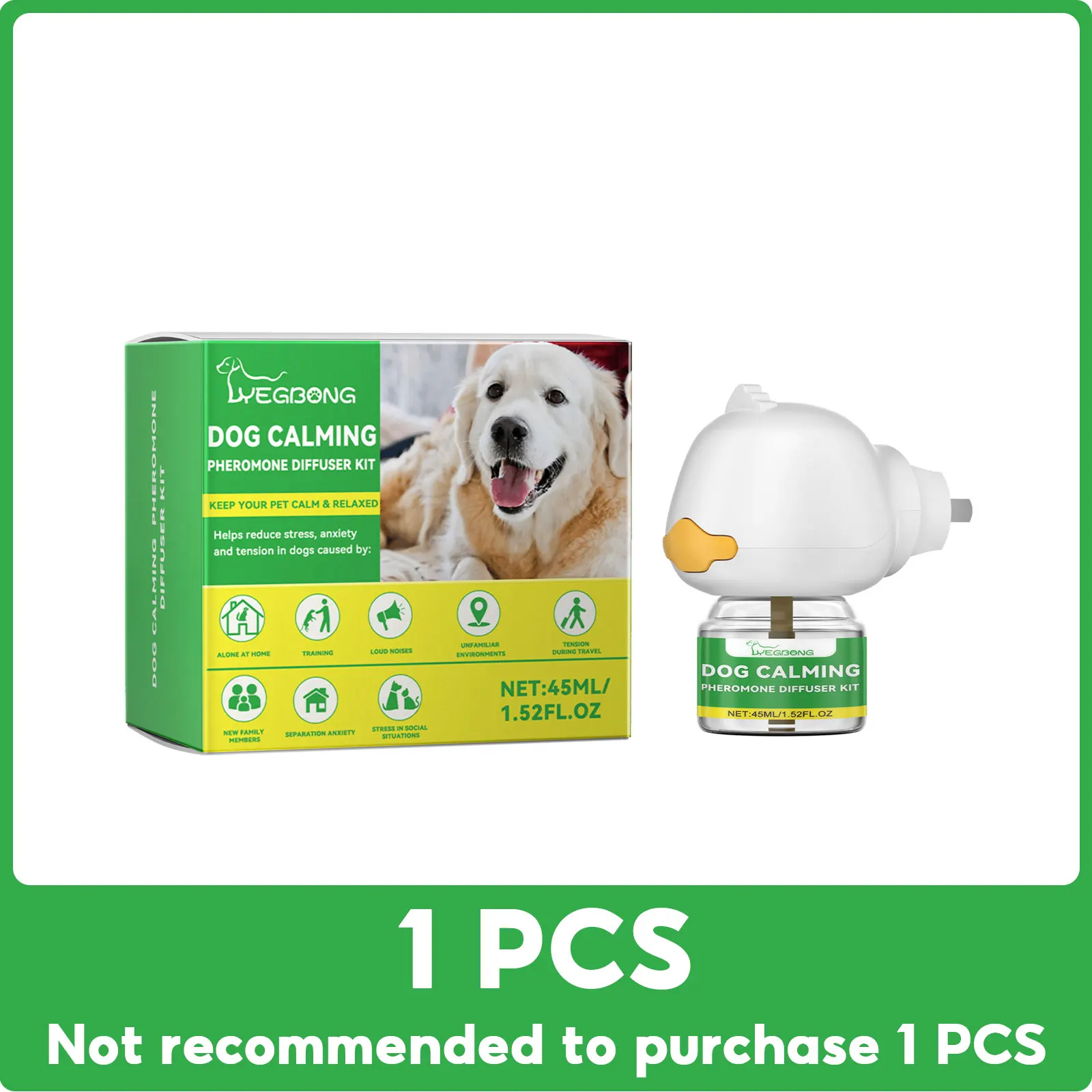 Haustier-Pheromone, beruhigender Diffusor, Katze, Hund, beruhigend, entspannend, Emotion, Linderung, beruhigendes Pheromon, Plug-in, Entspannungsmittel, Nachfüllung, beruhigendes Set