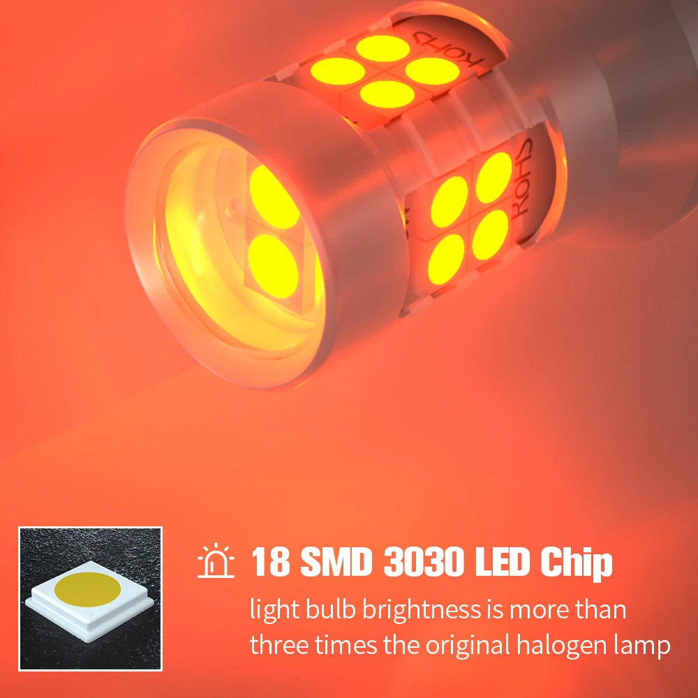 2pcs LED Brake Light Blub Lamp W21/5W 7443 7440 Canbus No Error For Acura RL TL CL MDX 2014-2018 RSX TSX RDX 2007-2015 ZDX CSX
