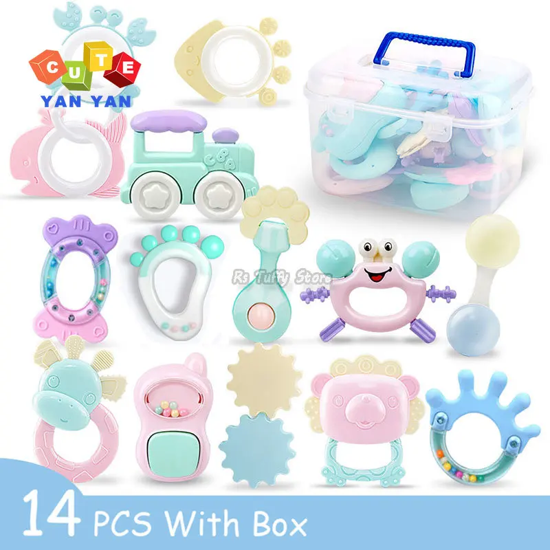 Baby Rattle Teether Set 0-12 Months 6