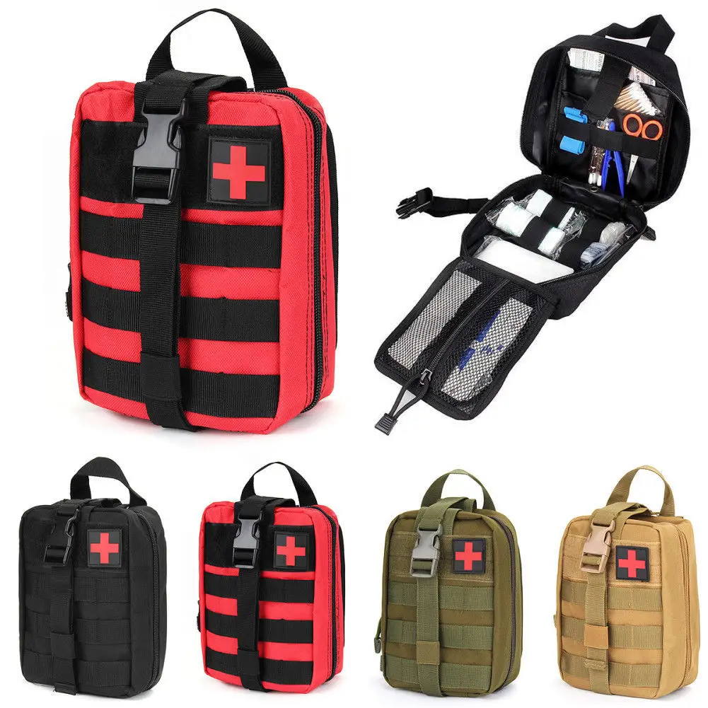

Molle Military Pouch EDC Bag Medical EMT Tactical Outdoor First Aid Kits Emergency Pack Ifak Army Camping Hunting