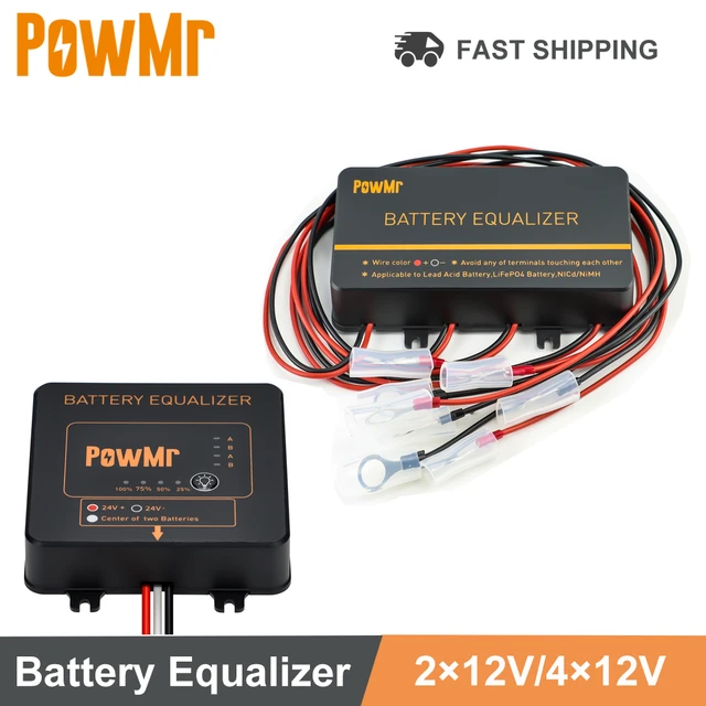 40A Charge Equalizer : 24v to 12v Power Conversion