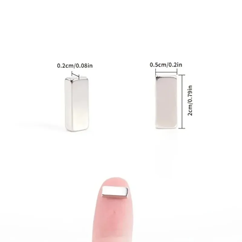 20x5x2 Small Rectangular Magnet Refrigerator Kitchen Multi-purpose Magnet Handmade Convenient  and  Practical  Portable