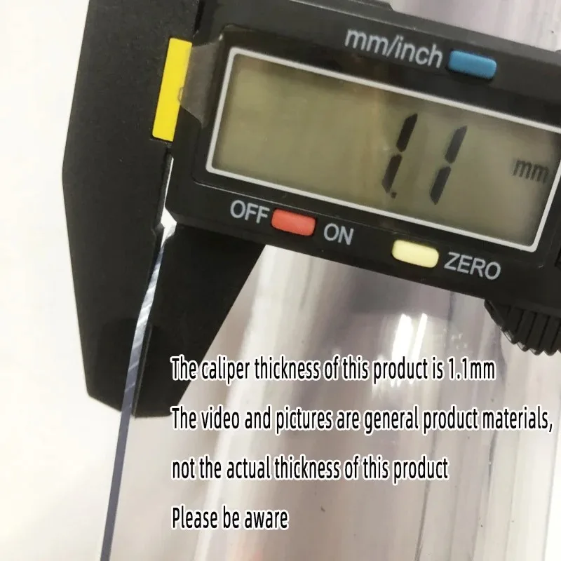 110/120/130cm 반투명 PVC 원형 테이블 커버 1.1mm 두께 방수 플라스틱 테이블보 현대식 책상 패드 보호대 주방 식탁용