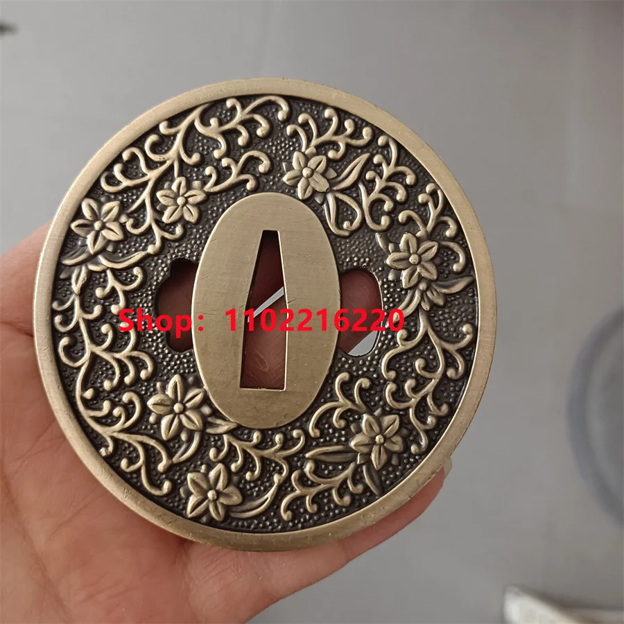 

Very Beautiful Alloy Tsuba Handguard Guard For Real Japan Japanese Samurai Katana Sword Fittings Parts New