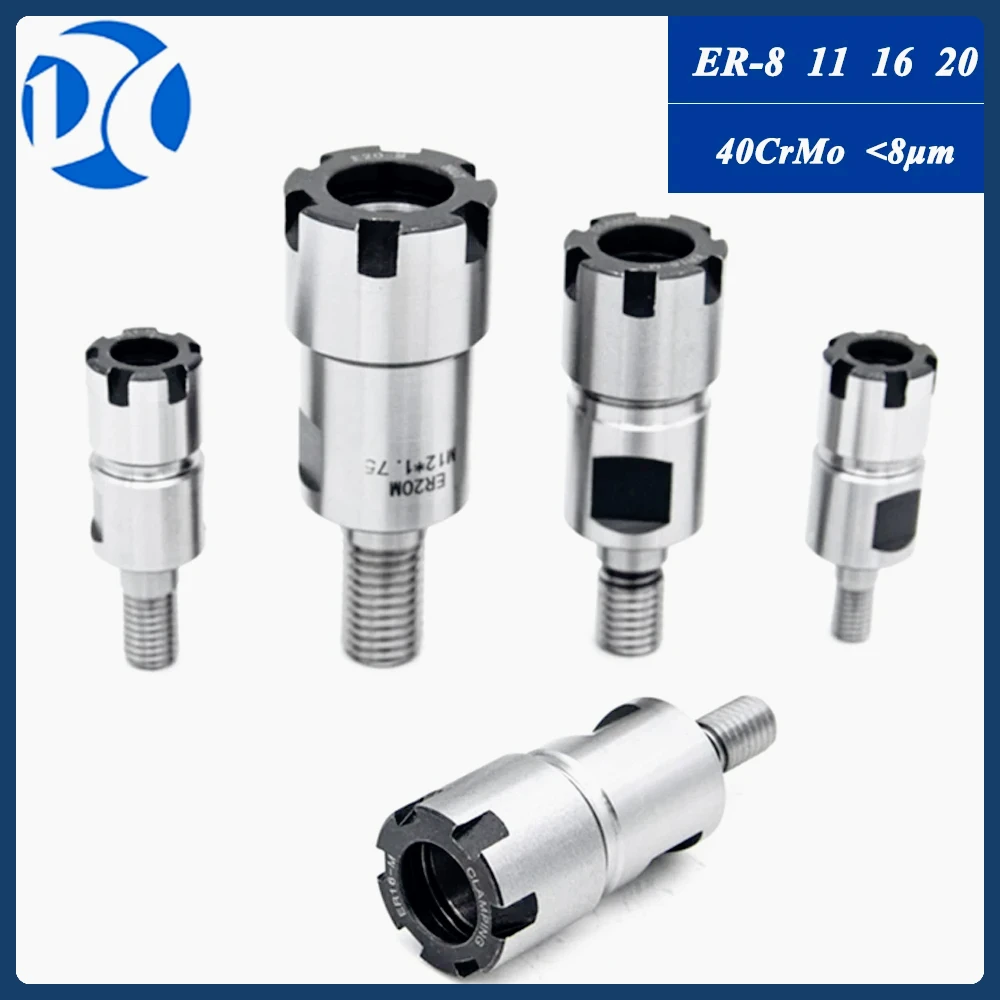 Thread Cutter Head Cutting Tool Extension Bar ER8 ER11 ER16 ER20 M6 M8 M10 M12 CNC Lathe Machine Milling