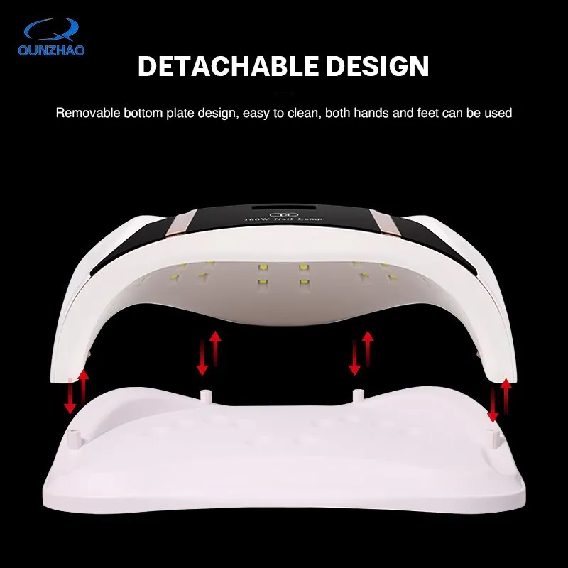 Uv Led Nail Lamp For Two Hand Uv Light For Nails 54 Pcs Light Bead Big Uv Gel Nail Lamp Quick Curing Nail Gel Polish 160w 2