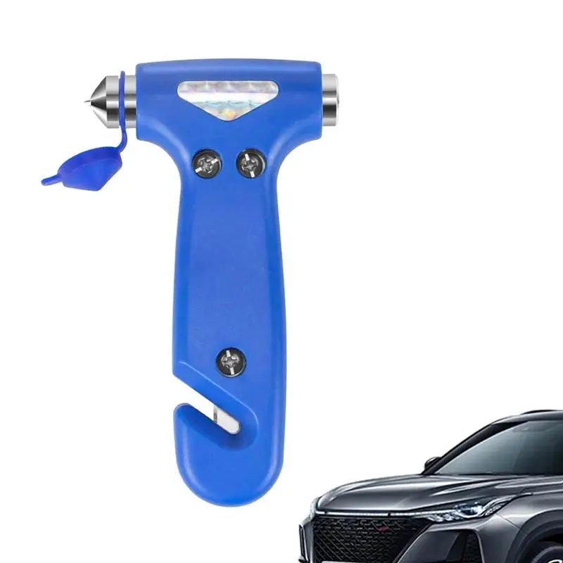 

Перфоратор для оконного ремня безопасности 2 в 1, спасательный перфоратор для стекла, высокопрочный, наконечник из вольфрамовой стали, молоток безопасности для семейного спасения