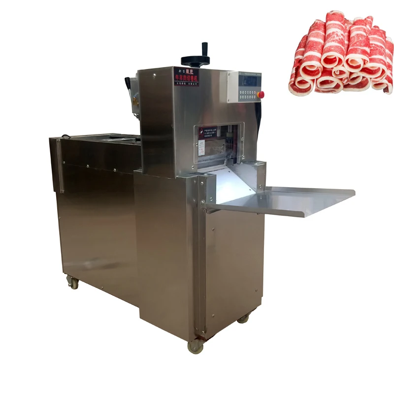 

Commercial Electric Meat Cutter Automatic Mutton Cutting and Rolling Machine CNC Double Cut Lamb Roll Machine Food Processor
