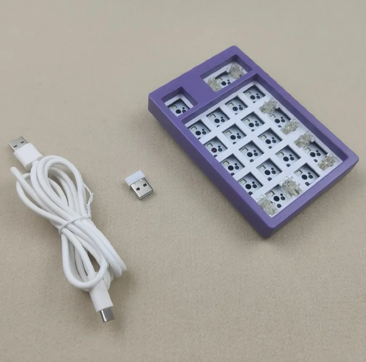 Nt19 넘버패드 19 20% 블루투스 2.4g 3 가지 모드 개스킷 기계식 키보드 키트, PCB 핫 스왑 가능 스위치, RGB LED, 넥스트 타임 19