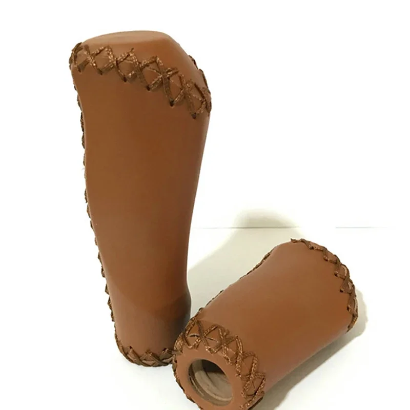 Bicycle Grip Mountain Bike Shift Bar Cover Folding Bike Handlebar 22.2mm Caliber Handlebar Cover Leather Sewn Bicycle Grip