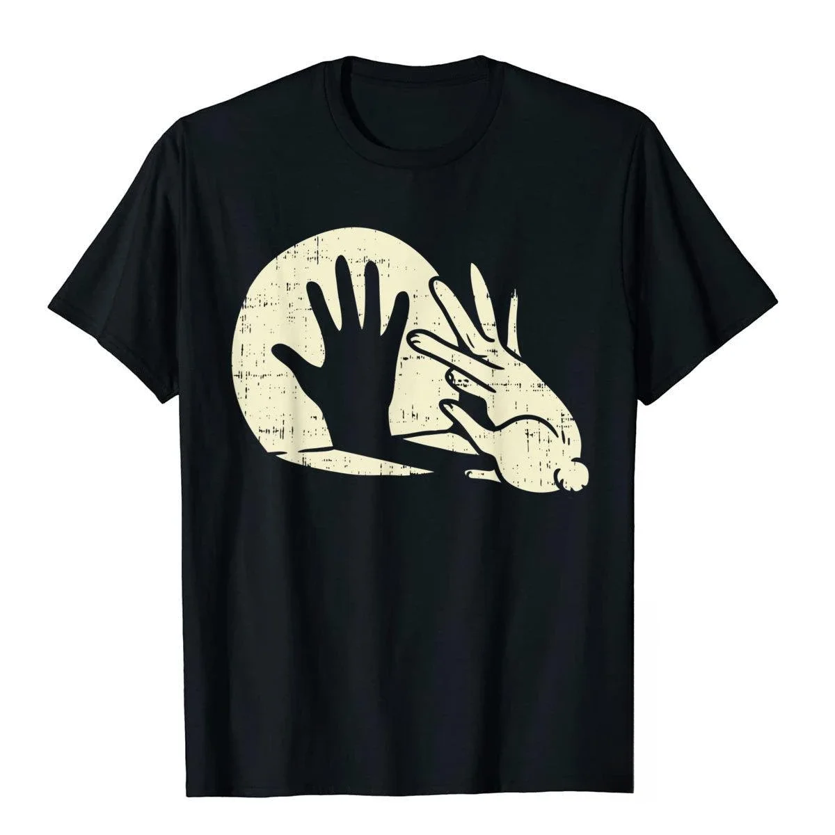 

summer men clothing Men T Shirt Funny Rabbit Animal Bunny Lover Shadow Play Pun Gift T- Slim Fit Tops s Prevailing