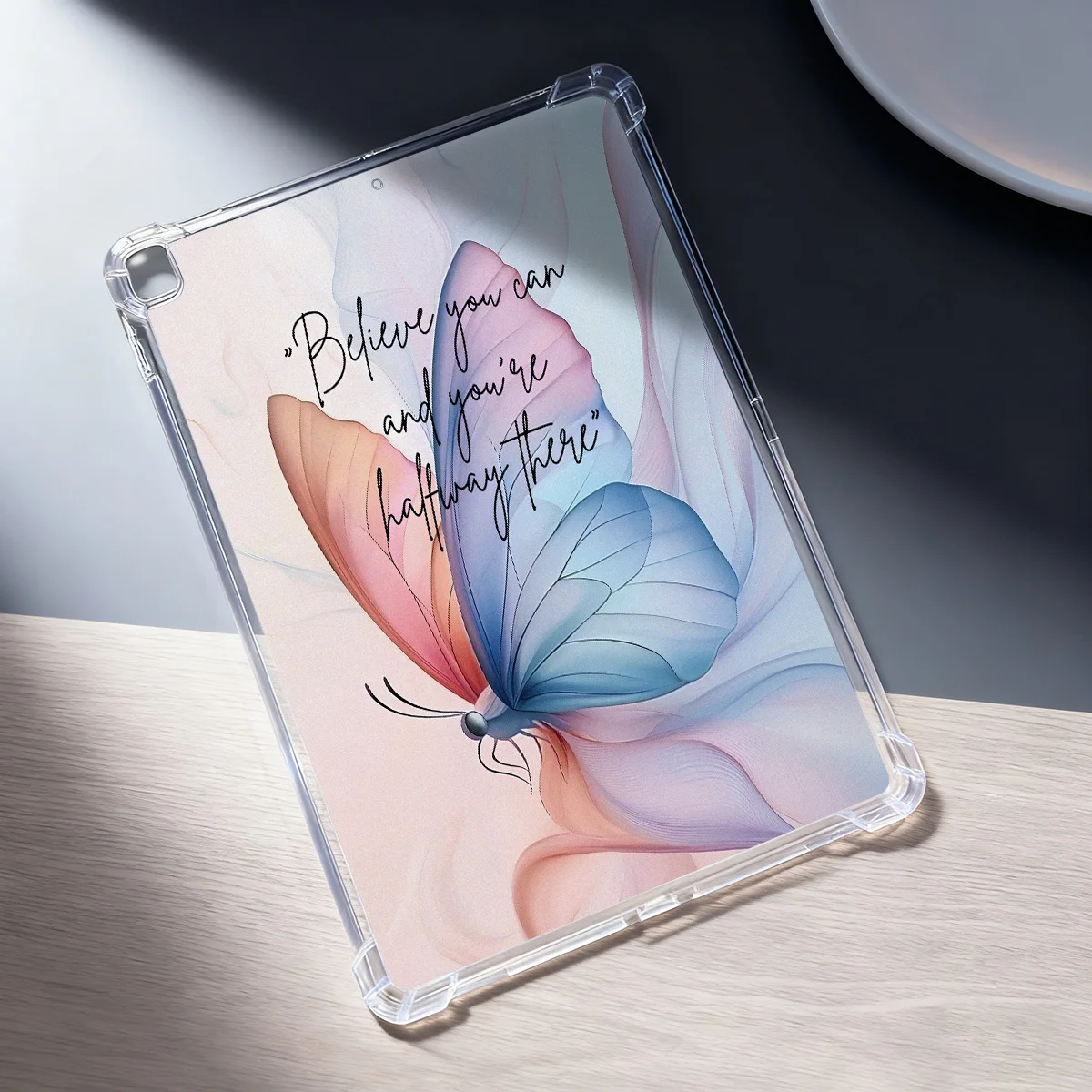Enhanced Clear Silicon Tablet Case Cover