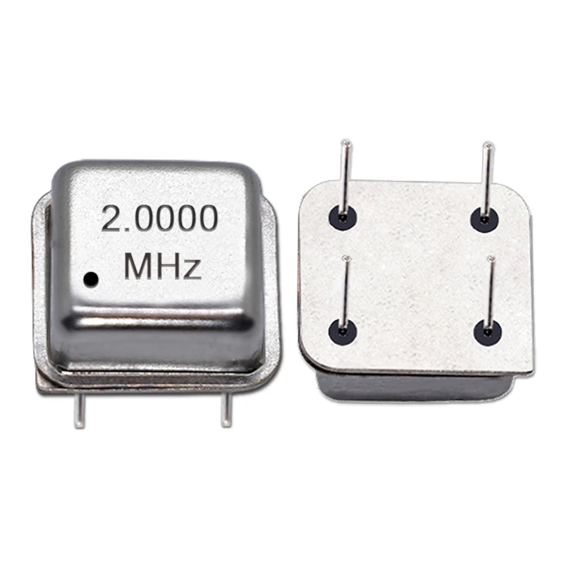 (2PCS) DIP-8 2M 2MHZ 2.000MHZ OSC 4PIN Half Size Active Square Crystal Oscillator 3.3V-5V-Compatible 15PF 20PPM