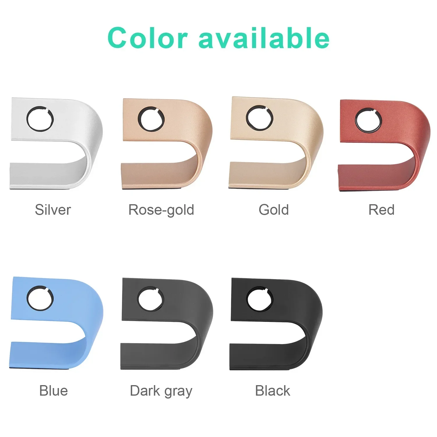 Apple Watch Charger Stand, Apple Watch Charging Bracket U-shaped Metal Aluminum Charger Stand Holder Apple Watch Series IWatch Ultra 2 10 9 8 7 6 5 4 Portable Charging Base Bracke